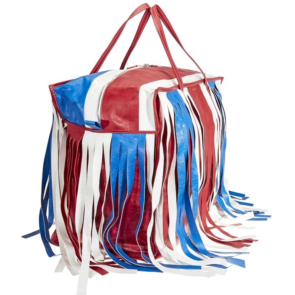 BALENCIAGA Oversized Bazar Fringe Tote Bag - Picture 4 of 4